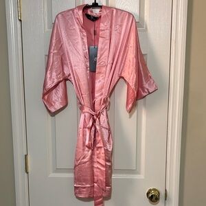 Satin robe